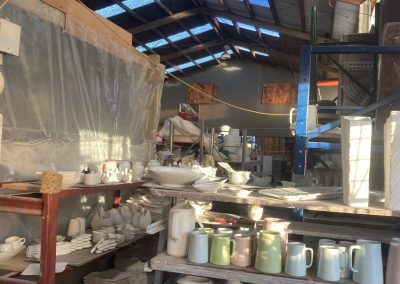 Inside the studio